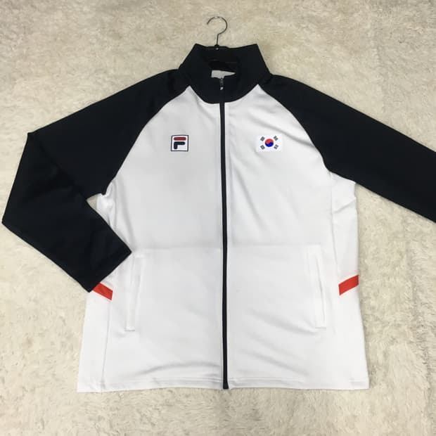 필라 국대 지급용 트레이닝자켓 BB15