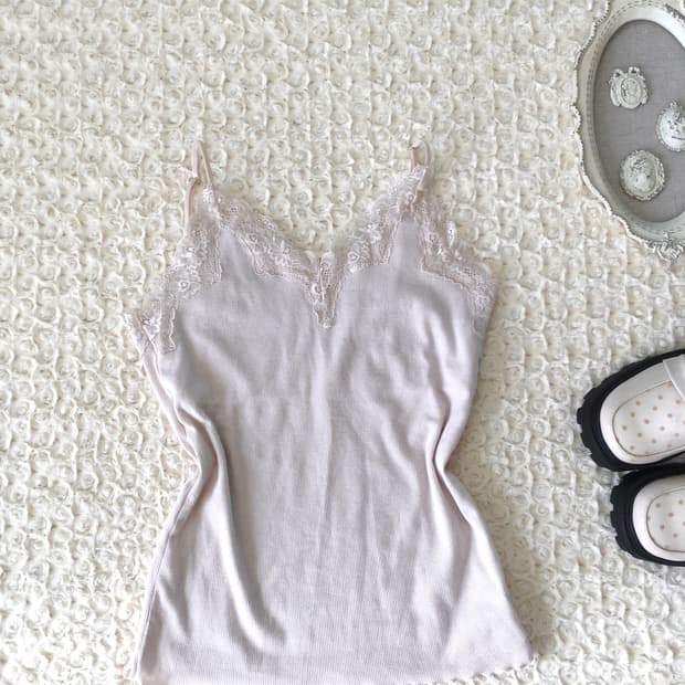 Vintage babypink sleeveless