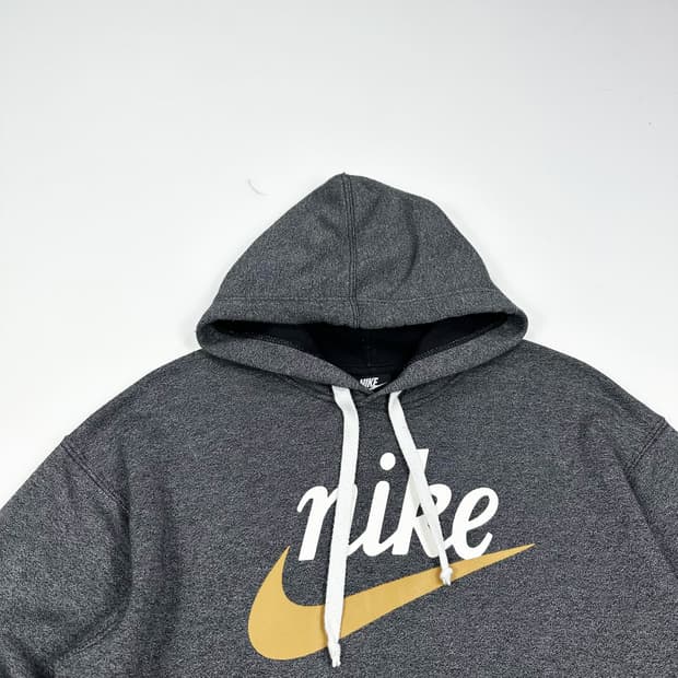 나이키 퓨추라 빅로고 차콜 후드티 (M)