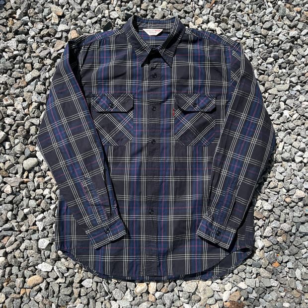 리바이스 레드탭 체크 셔츠 (실측확인)