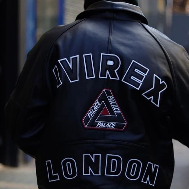 [L] 팔라스 x 아비렉스 런던 레더 자켓