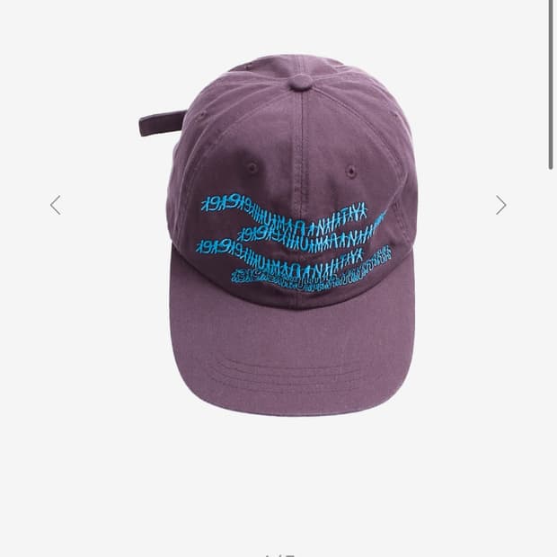 999humanity HUMAN WAVE CAP(PURPLE)