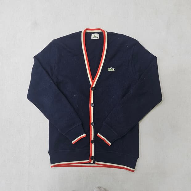 105 라코스테 네이비 가디건 0312Y