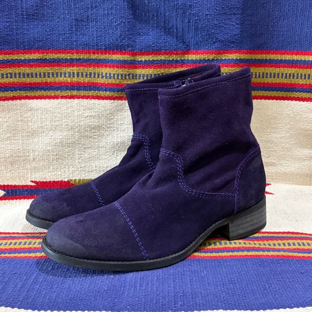 솔로 앤 더블 스웨이드 웨스턴 부츠