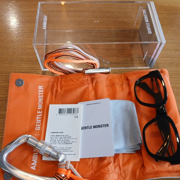 젠틀몬스터 x 엠부쉬 CARABINER1 01(OR) 풀박스