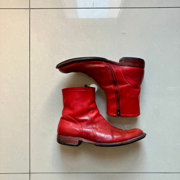 넘버나인 SS05 스파이더 레더 부츠