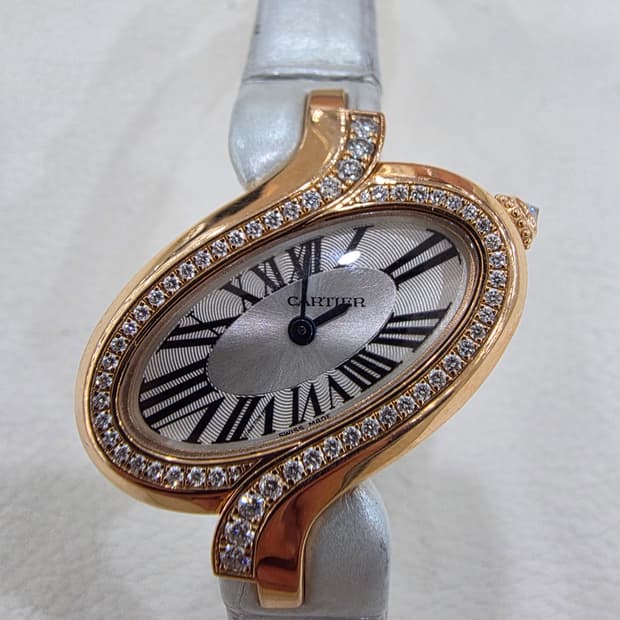 까르띠에 델리스 금통 다이아 시계 정품