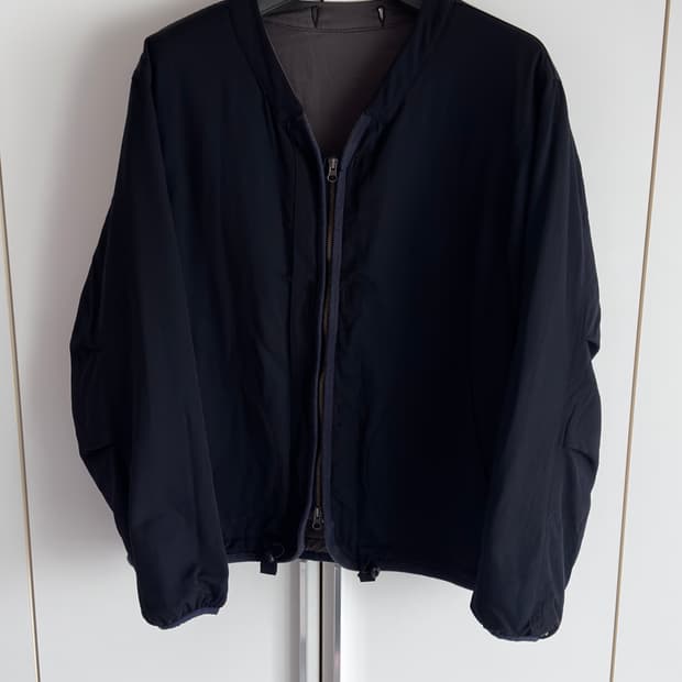 [M] 이얼즈어고 리버시블 라이너 자켓 네이비/그레이