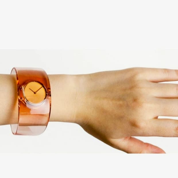 이세이 미야케 O 시계 오렌지