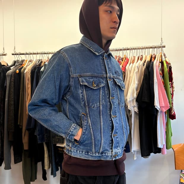 80s Armani Jeans 데님 자켓