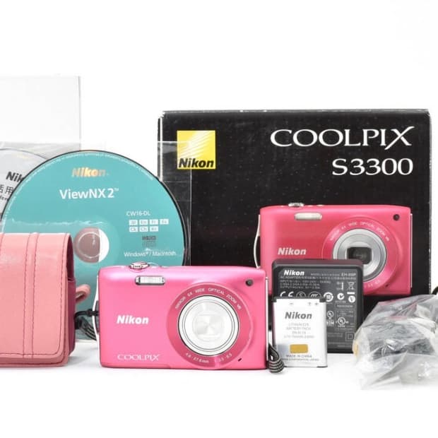 니콘 쿨픽스 S3300 핑크 풀박스 (*상자까지 있는 구성품)