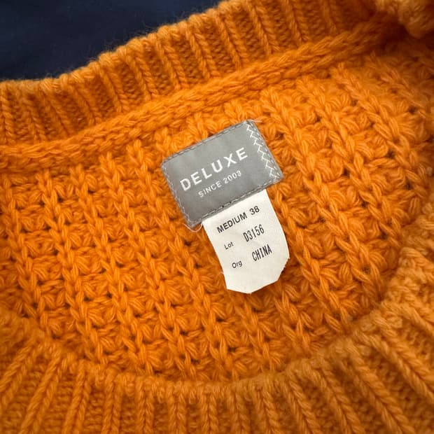 Deluxe JP Orange Sweater