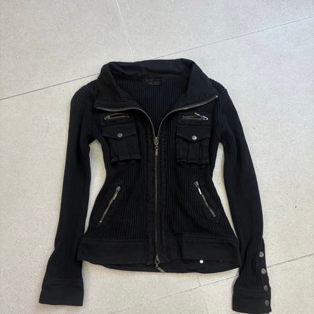 (구해요) 오네갸루 갸루 락시크 고스펑크 팝걸 빈티지 y2k 골지 집업