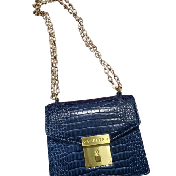칼린 Carlyn 악어가죽 체인백