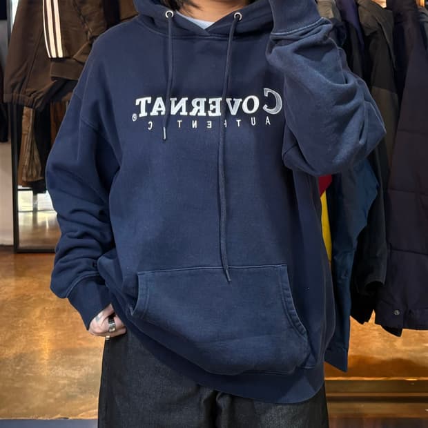 커버낫 네이비 후드