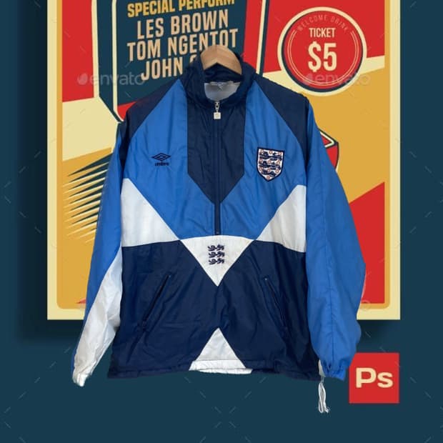 엄브로 잉글랜드 아노락 바람막이