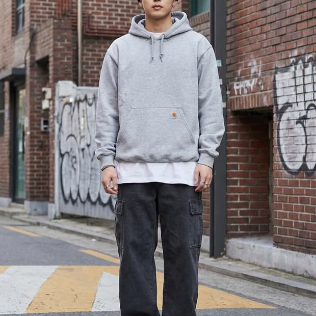 칼하트 K121 미드웨이트 후드티