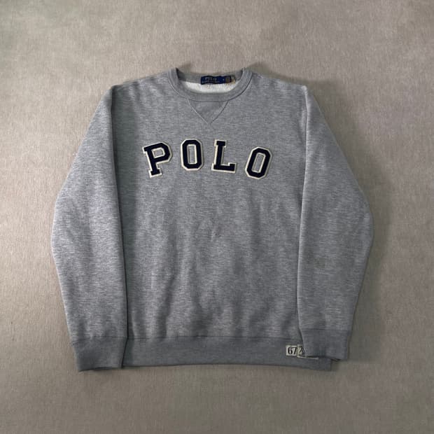 100 폴로랄프로렌 신형라벨 스펠아웃 맨투맨