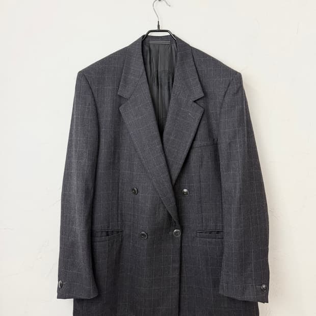 80s 지아니 베르사체 더블 자켓