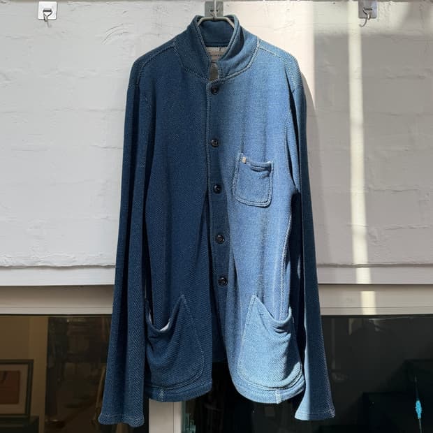 40WEFT 포티웨프트 인디고블루 사시코 스타일 자켓 XL