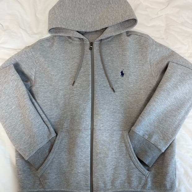폴로 후드집업 그레이 L