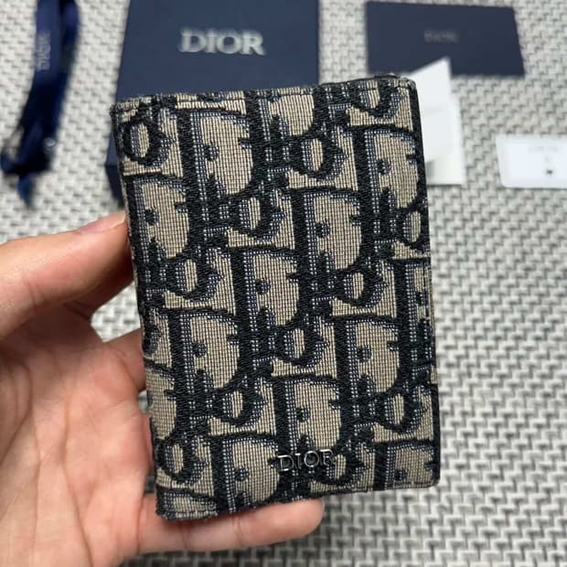 디올 오블리크 카드지갑 오거나이저