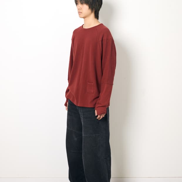 Incision Tee Dark Red 2(S) 해칭룸