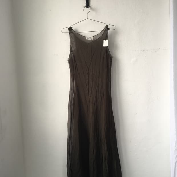 See through sleeveless onepiece