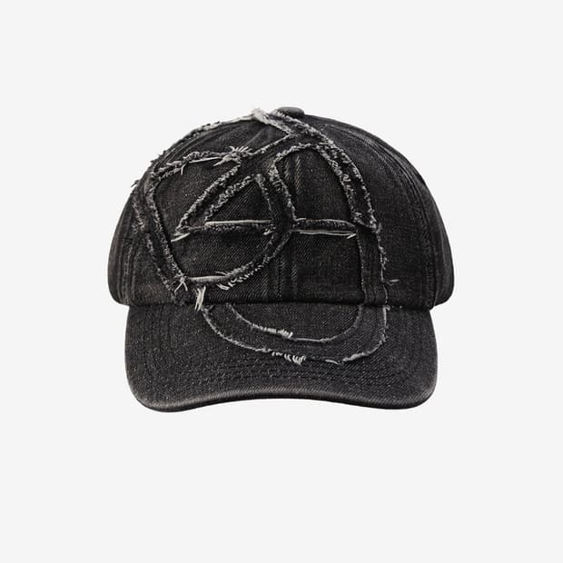 covett 코베트 데님 프레이 캡 블랙