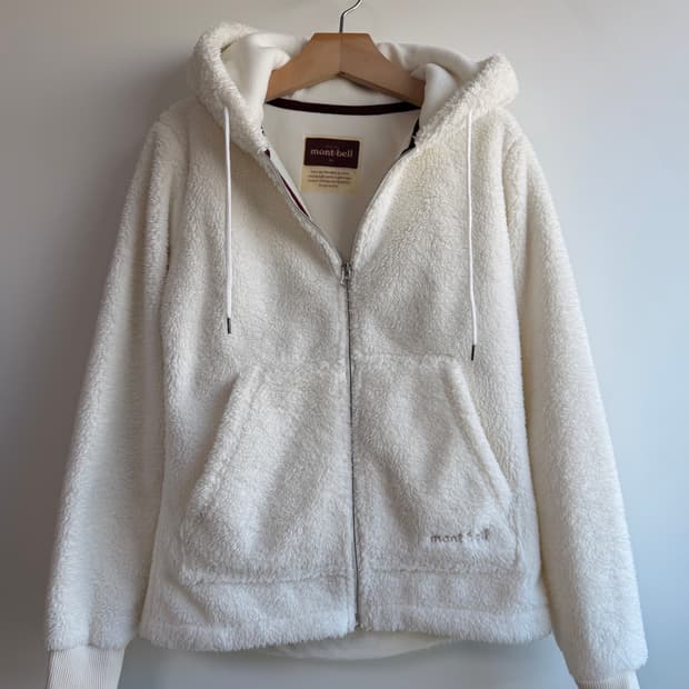 몽벨  90 (s) 후리스 풀집업 아이보리