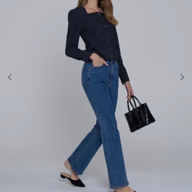 시에 sie 버킨 세미부츠컷데님(M,long)