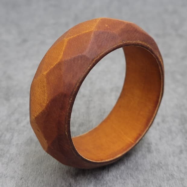 vintage wood bangle