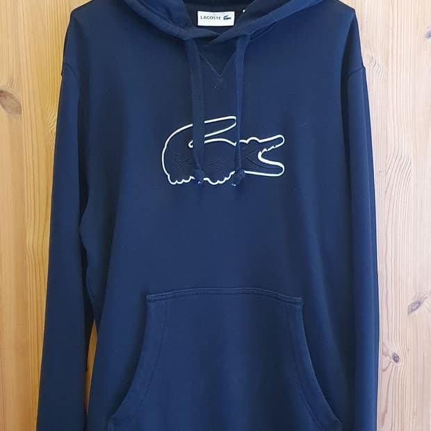 100.라코스테 빅로고 후드티