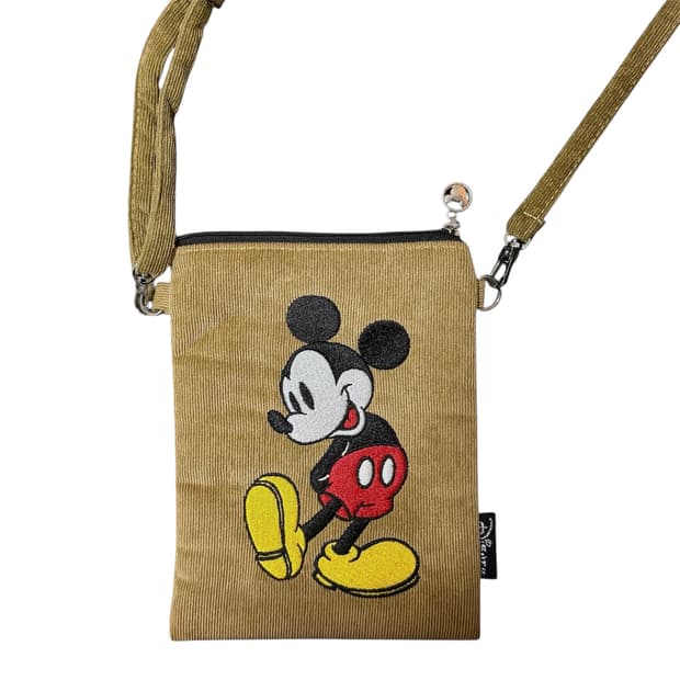 디즈니 미키마우스 코듀로이 미니 크로스백
