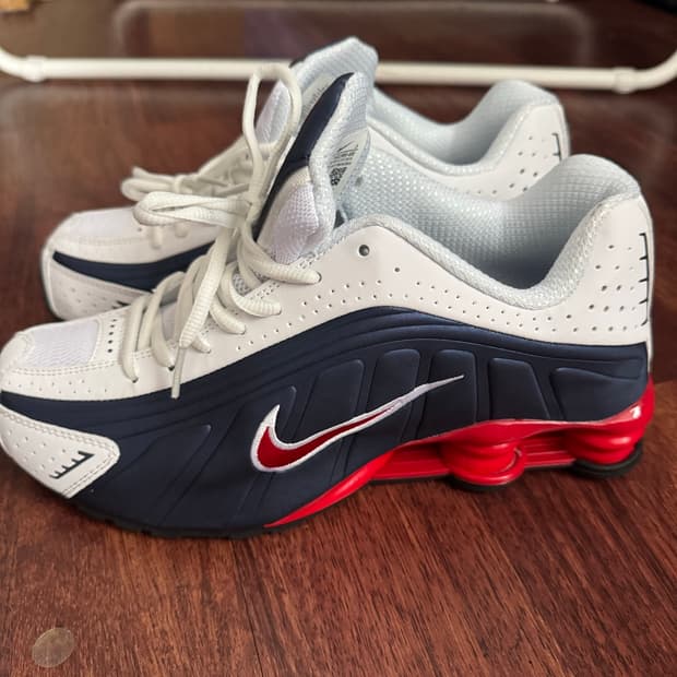 Nike Shox R4 Midnight Navy White 나이키 샥스