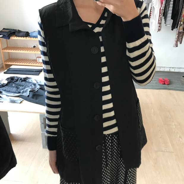 Vintage black vest