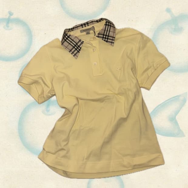 런던 버버리 폴로 티셔츠