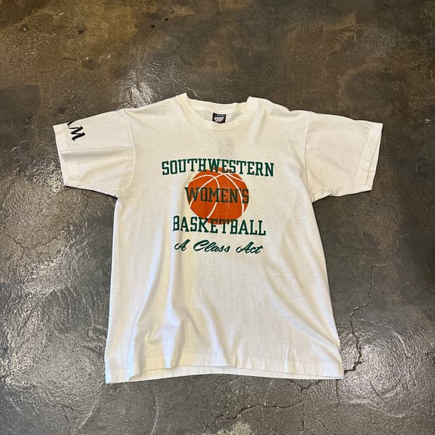 90s Screen stars USA 베스킷볼 그래픽 반팔티 L