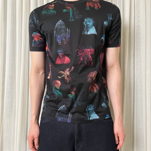 폴스미스 에일리언 패턴 풀프린트 티셔츠 paul smith