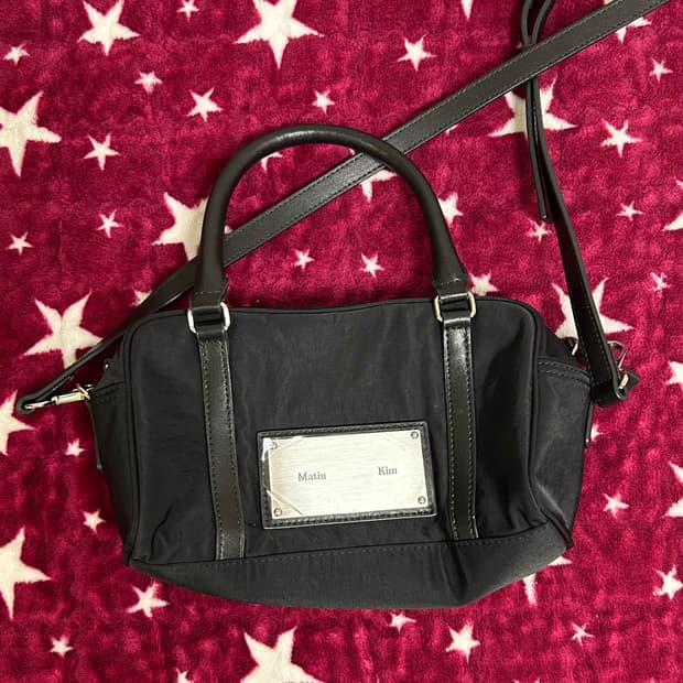 마뗑킴 베이비 스포티 토트백 블랙