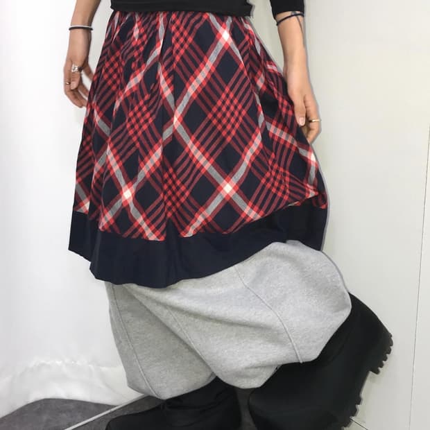 Burberry Check Pattern Skirt