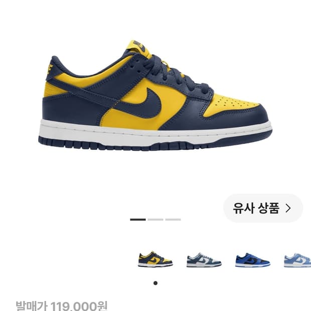 나이키 덩크 로우 바시티 메이즈