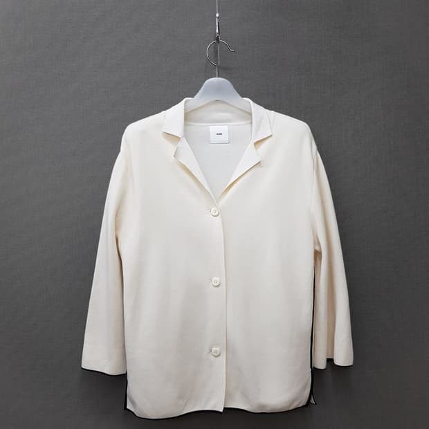 구호 kuho 2024 배색 포인트 니트 가디건 자켓 M