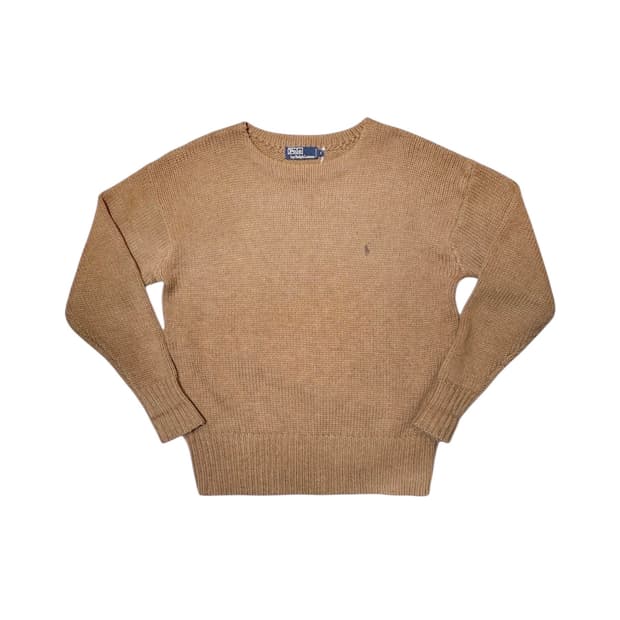 폴로 랄프 로렌 브라운 울 니트 