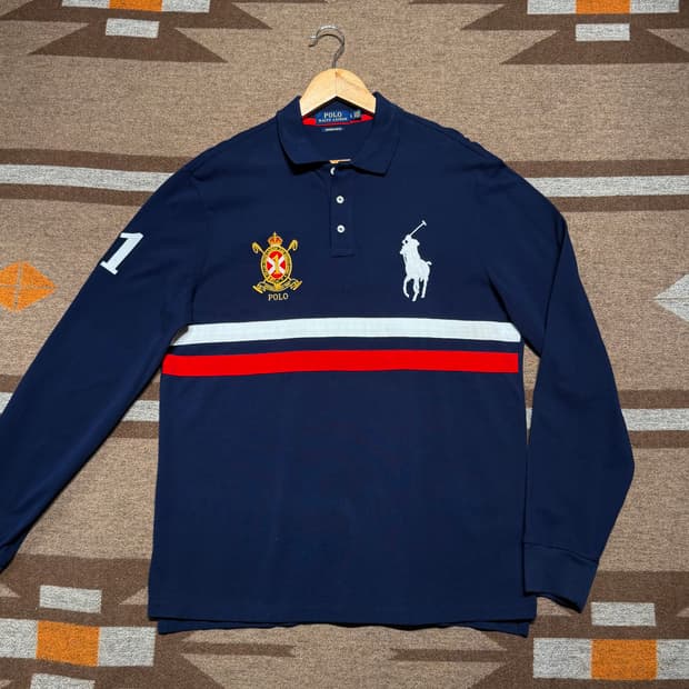 폴로랄프로렌 빅포니 긴팔 카라티 L