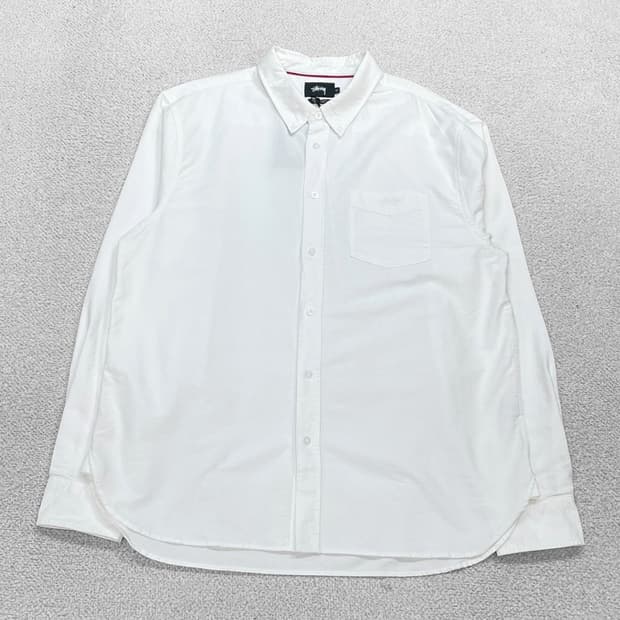 스투시 Stussy 스탠다드 옥스포드 셔츠 화이트