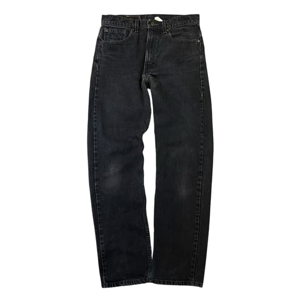 리바이스 505 블랙 데님 팬츠