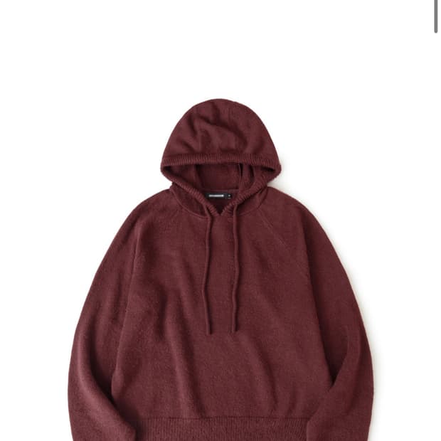 해칭룸 후디 니트 