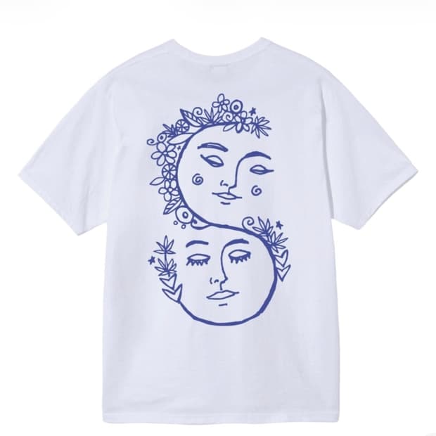 스투시 사운드 오브 썸머 티셔츠 화이트(L)