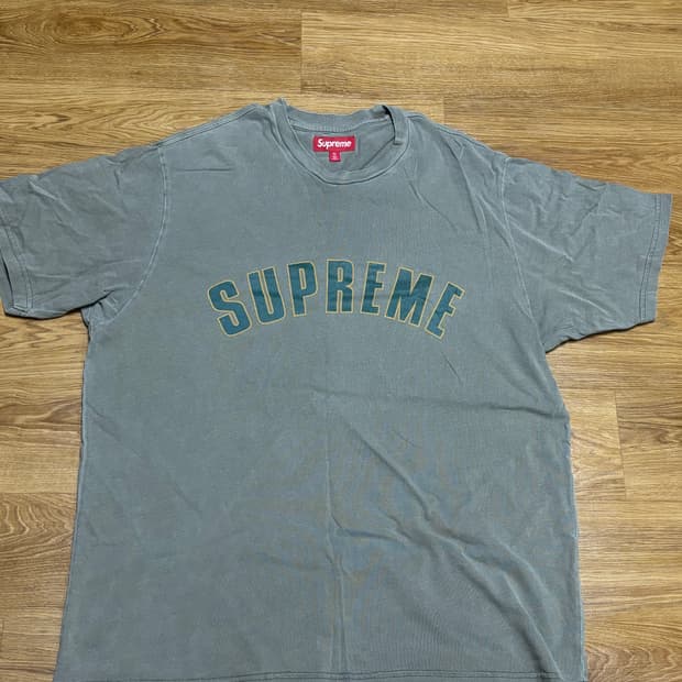 슈프림 크랙 아크 숏슬리브 탑 올리브 - 24SS